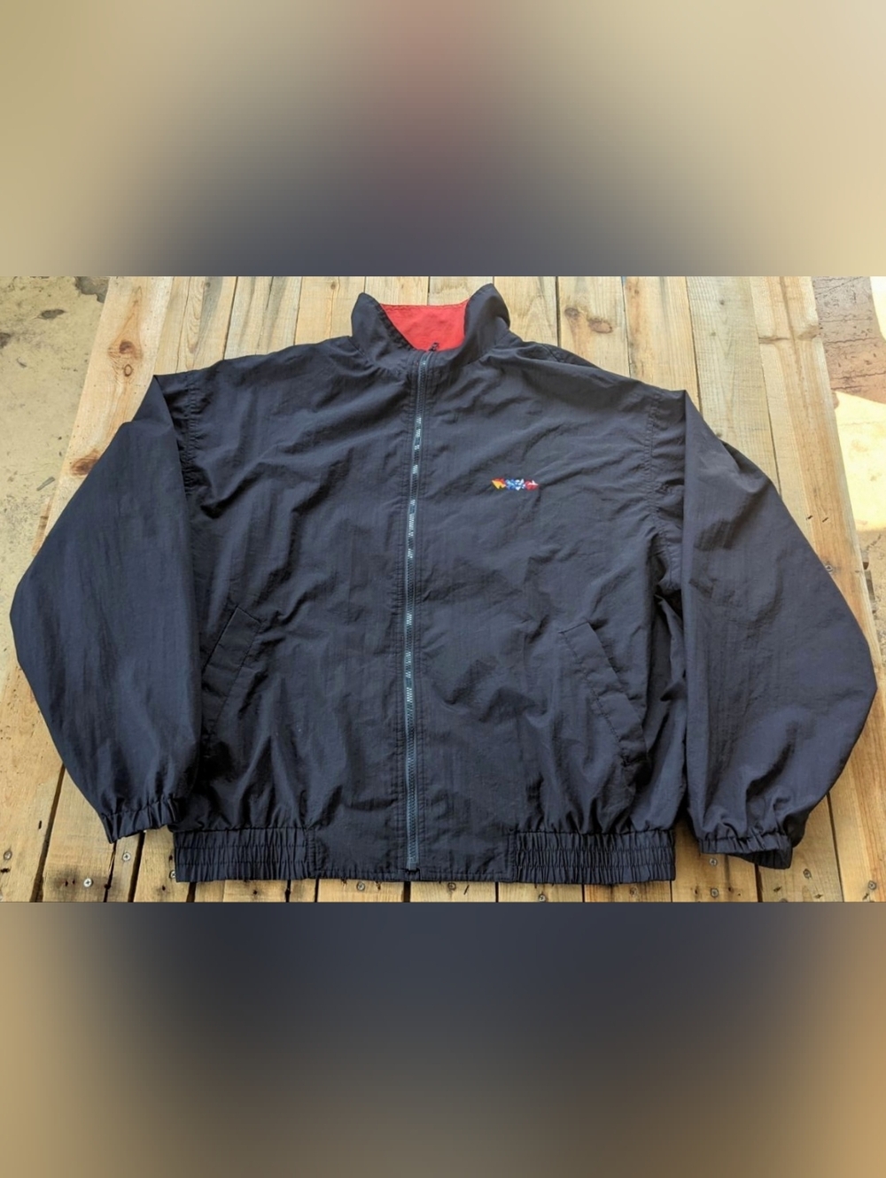 Vintage  90's Newport blue windbreaker jacket Men's Size XL